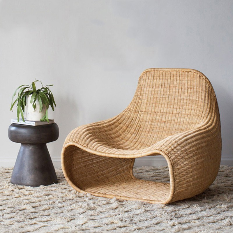 indoor ergonomic rattan sofa seat