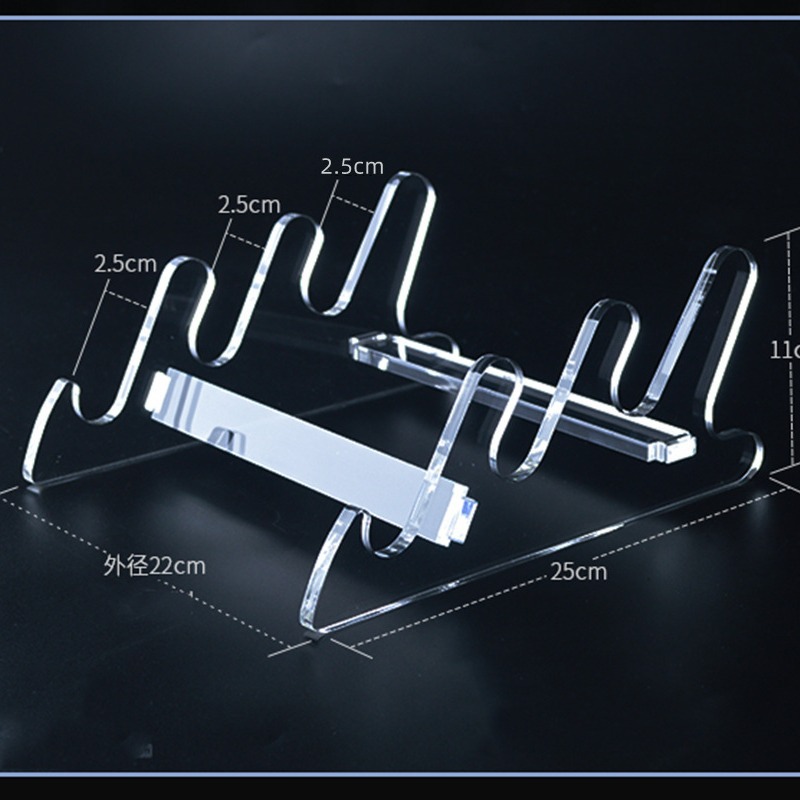 transparent plastic keyboard stand