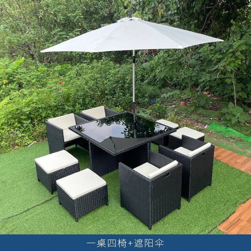 garden rattan sofa set