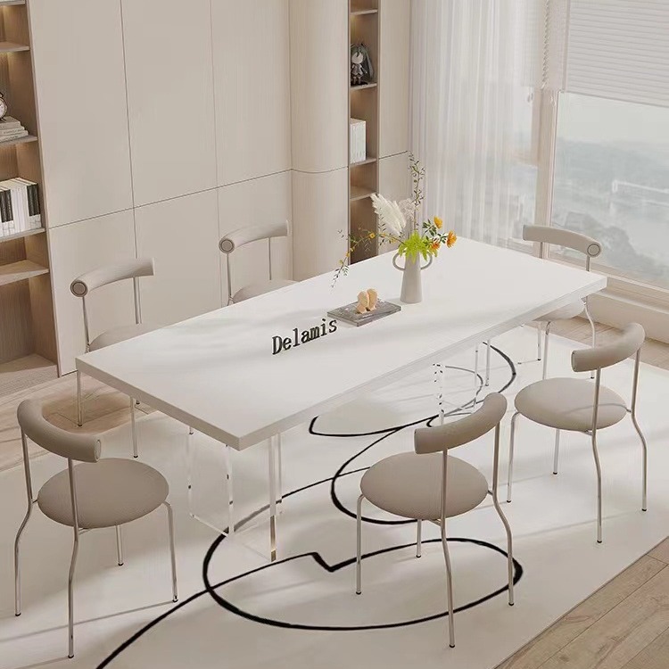 Acrylic Household Suspended Minimalist Dining Table