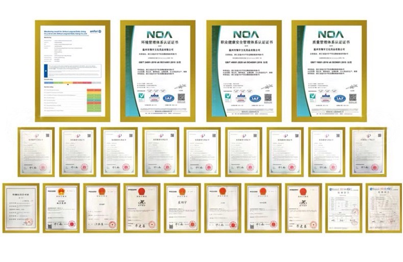 Acrylic Furniture Certificate