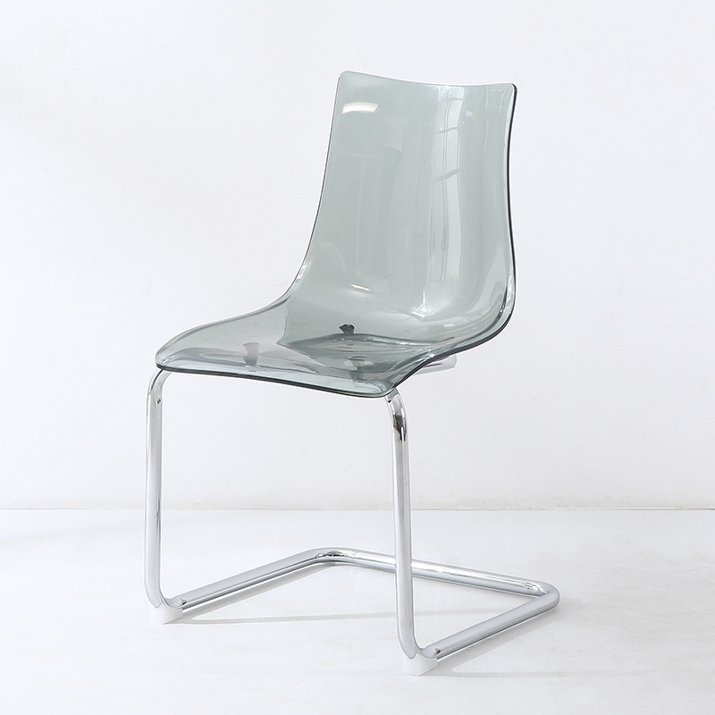 Modern Minimalist Acrylic Backrest Dining Chair