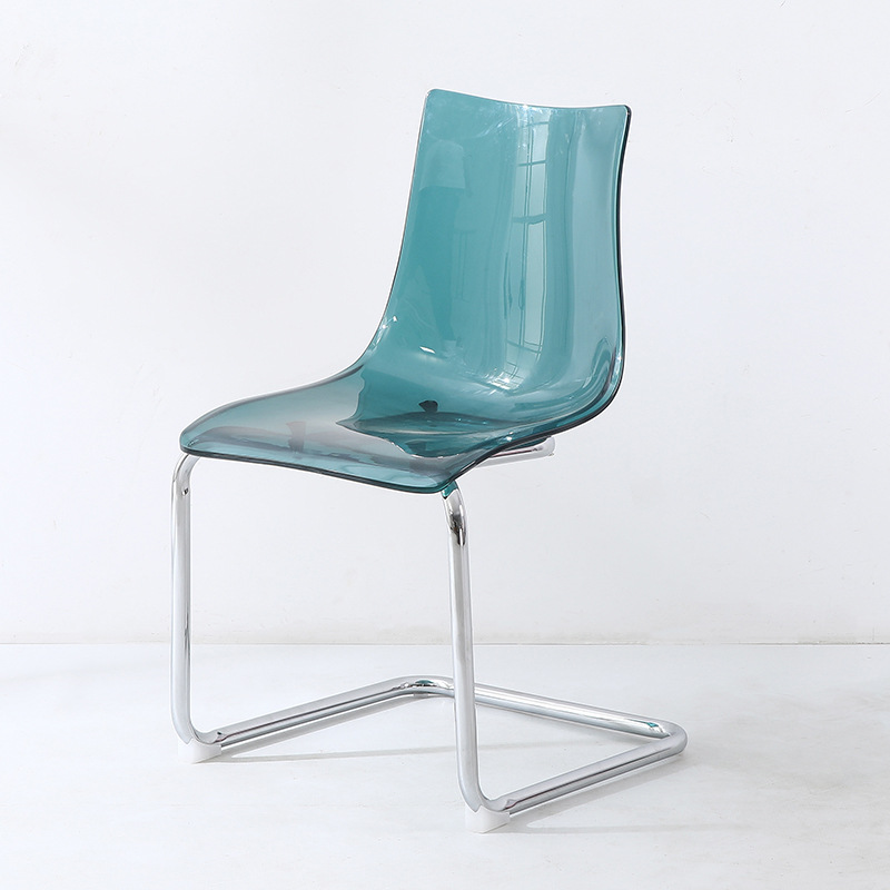 Modern Minimalist Acrylic Backrest Dining Chair